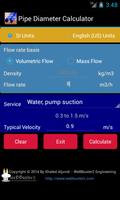 Pipe Diameter Calculator تصوير الشاشة 2