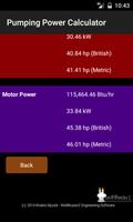 Pumping power calculator Lite capture d'écran 3