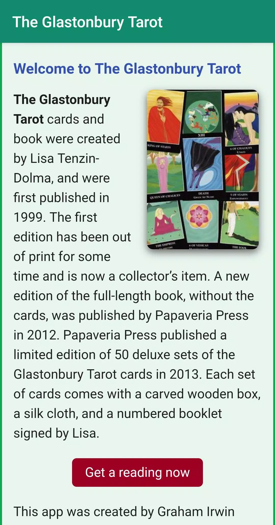 The Glastonbury Tarot APK for Android Download