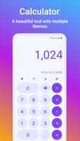 Calculator with themes plakat