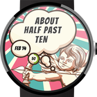 Valentine Thoughts Watch Face icono