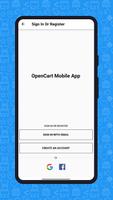 OpenCart Mobile App Poster