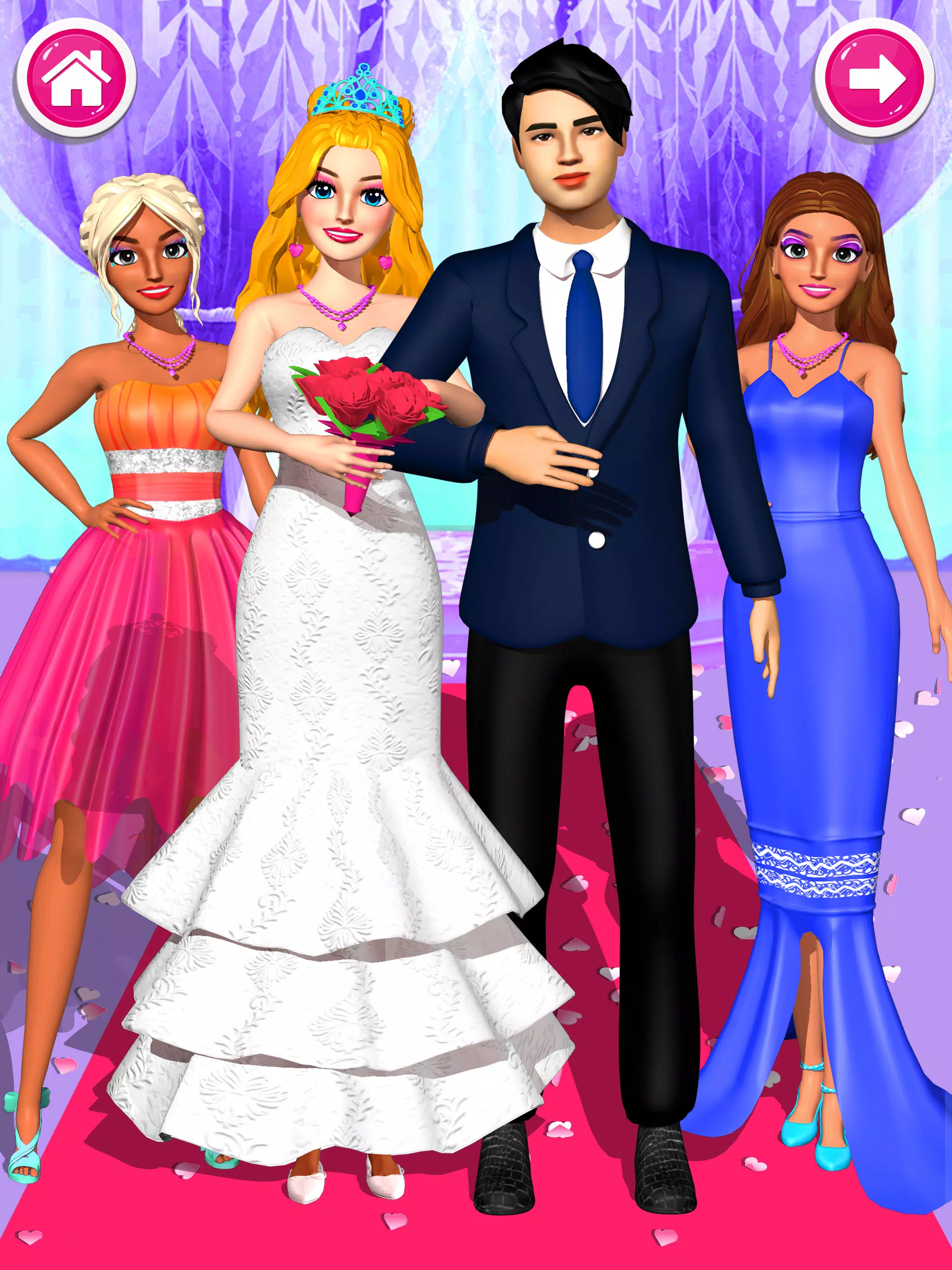 Play Barbie Wedding Planner game free online