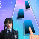 Wednesday Addams  piano tiles APK