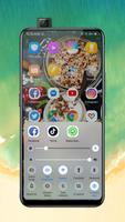 Thèmes Oppo F11 Pro Launcher et Icon Pack capture d'écran 3