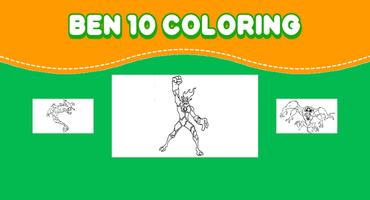 Ben Tennyson 10 coloring Ekran Görüntüsü 3