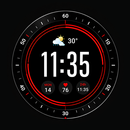 Red Black Watchface APK