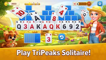 TriPeaks Solitiare Game Plakat