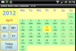 Julian Date Conv Calendar ảnh chụp màn hình 3