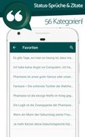 Alemão Status-Sprüche & Zitate imagem de tela 2