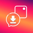 Insta Downloader for Instagram Video and WhatsApp أيقونة
