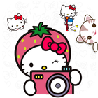 Kitty stickers for whatsapp - WAStickerApps icône