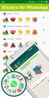 WAstickerApps - Stickers for WhatsApp chat plakat