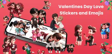 Valentines Love Stickers Emoji