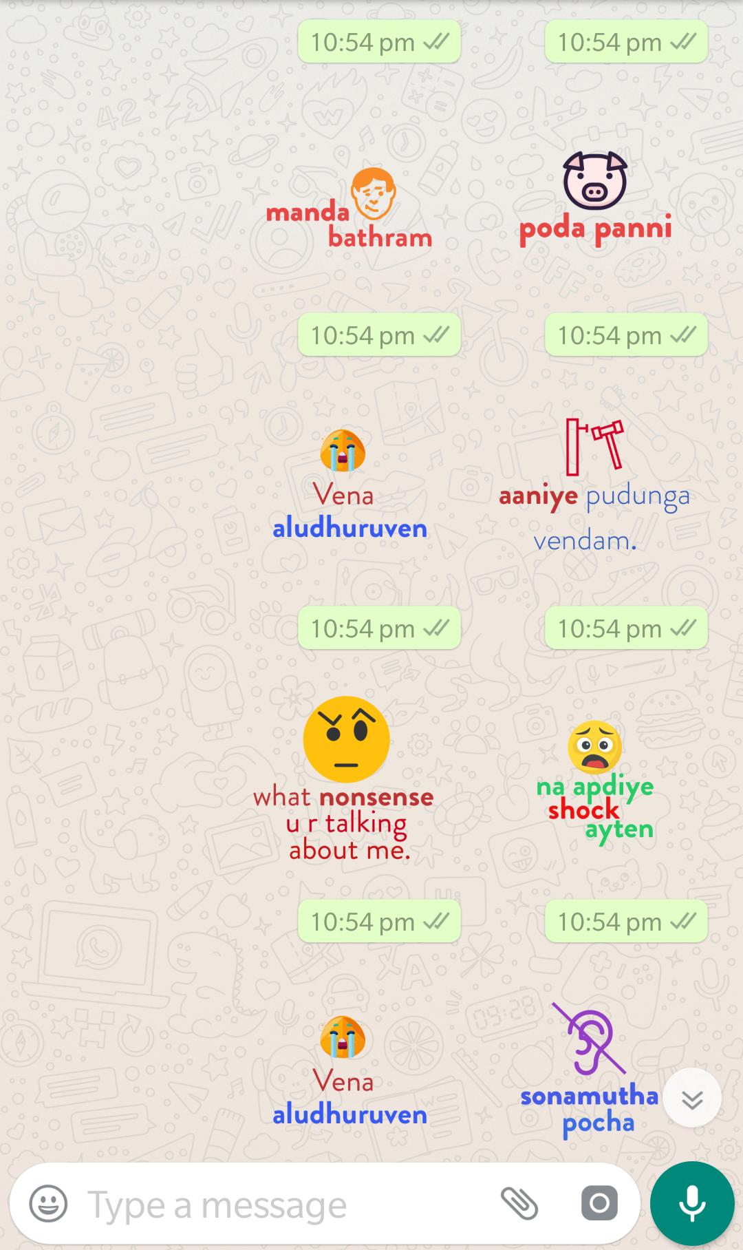 Whatsapp stickers vadivelu