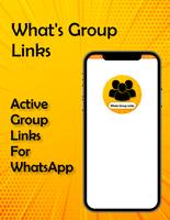 Join Active Groups for Whats Affiche