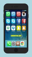 Simontok App - Clonapp Messenger Affiche