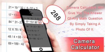 Photo Cam Math Calculator โปสเตอร์