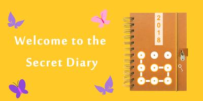 My Secret Diary With Password - Diary with Lock Cartaz