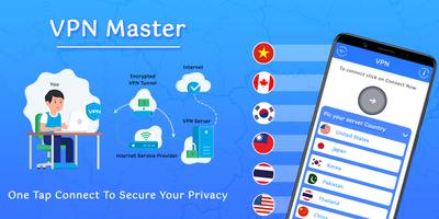 Easy VPN Master - All Country Unlimited VPN Proxy screenshot 1