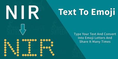 Text to Emoji Converter - Smart Emoji Letter Maker Poster