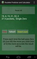 Roulette Predictor &Calculator screenshot 1