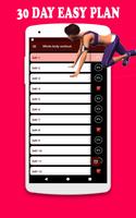 Female fitness workout app Affiche