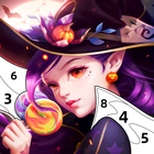 Witch & Wizard Color by Number آئیکن