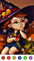 Witch & Wizard Color by Number постер