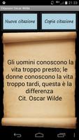 Citazioni Oscar Wilde poster