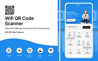 Wifi QR Code Connect & Scanner Affiche