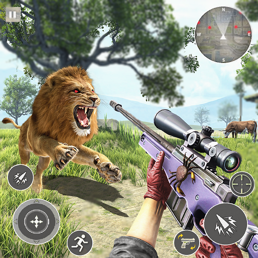 鹿ハンター ゲーム: 動物狩猟ゲーム 3 d