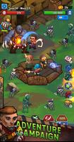 Zombie idle: City defense Affiche