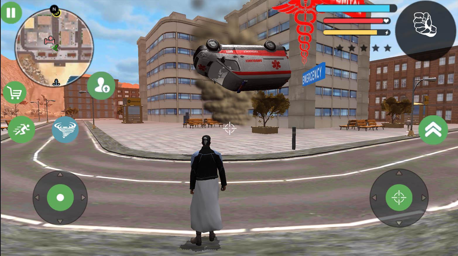 Immortal Tornado Hero Vegas Crime Vice Mafia Sim For Android Apk Download - tornado simulator game roblox