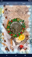 Christmas Clock Live Wallpaper ảnh chụp màn hình 2