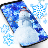 Snow winter live wallpaper biểu tượng