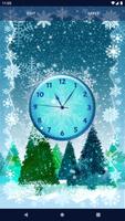 Frozen Winter Analog Clock screenshot 1