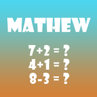 Mathew: Math Quiz App for Kids أيقونة