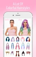 Roze haar Pink Hair-poster