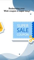 FREE Coupons for WISH SHOPPING capture d'écran 1