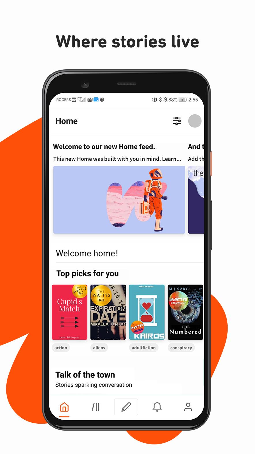 wattpad premium apk мод