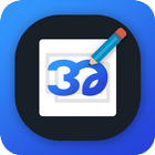 Write Burmese Text on photo icon