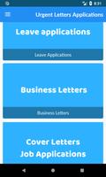 Urgent Letters Applications الملصق
