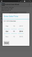 Android Date Wheel captura de pantalla 1