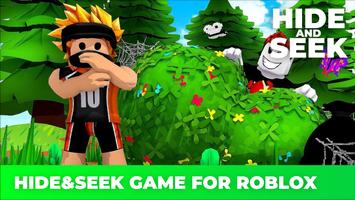 Hide and seek for roblox Affiche