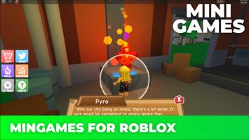 Mini games for roblox الملصق