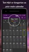 برنامه‌نما Hijri Calendar - Taqwemee عکس از صفحه