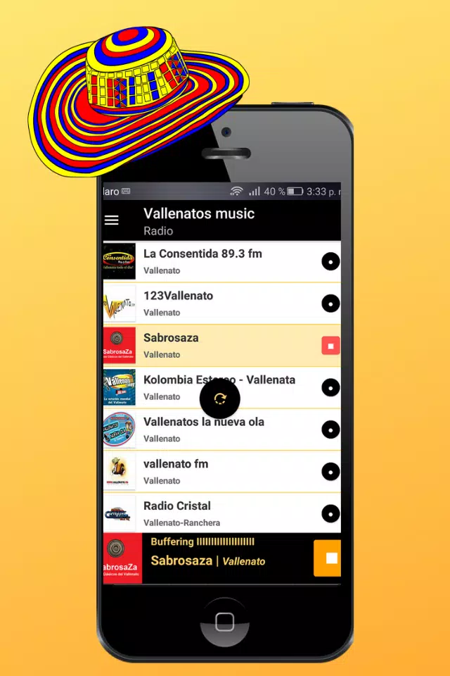 Descarga de APK de Radio musica vallenatos variados gratis en linea para  Android