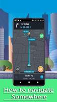 GPS, Maps Tips for Social Navigation Affiche