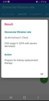 Glomerular filtration rate screenshot 1